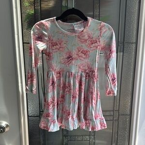 Posh Peanut Pink Floral Twirl Dress